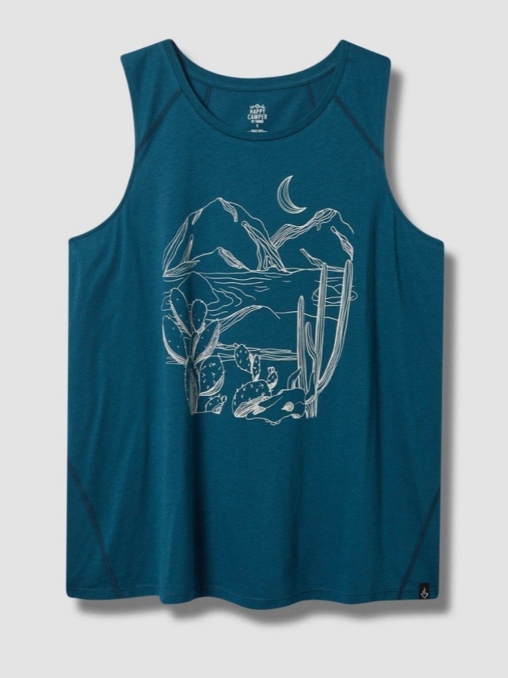 Torrid Happy Camper Performance Cotton High Neck Active Cactus Tank Size 4X.